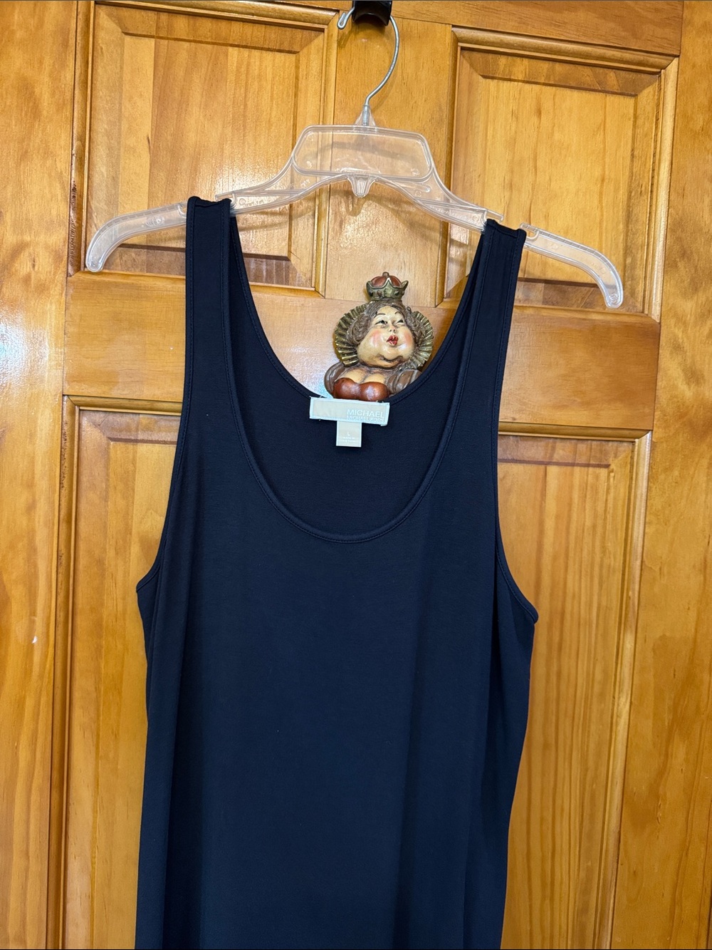 Michael Kors Black Scoop Neck Tank